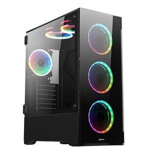 BGears b-Voguish-RGB Computer Case Black w/ 6 X 120mm ARBG Fans New Open Box